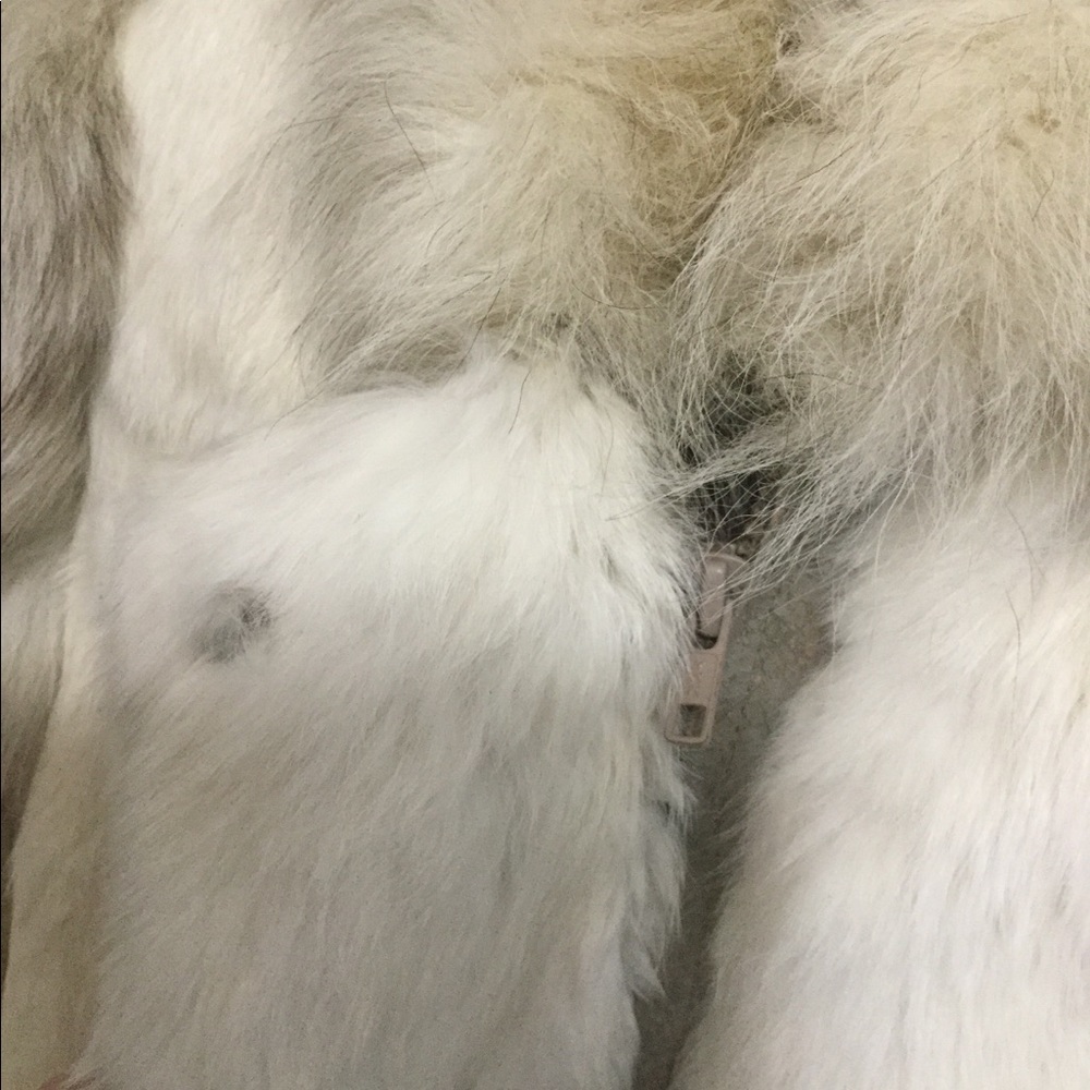 Very Nice Rabbit Fur Zippered Jacket - Picture 4 of 8